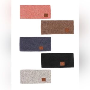 C.C Heather Knit Plain Head Wrap